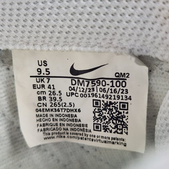 Nike Court Legacy Lift Low Women's Size 9.5 White Hemp Platform Shoes DM7590-100 - Picture 10 of 10